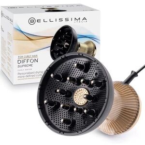 Bellissima Diffon Supreme Hair Dryer - Black and Gold